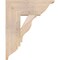 Ekena Millwork Funston Traditional Smooth Bracket, Douglas Fir, 5 1/2"W x 18"D x 22"H BKT06X18X22FST01SDF - alternate 3